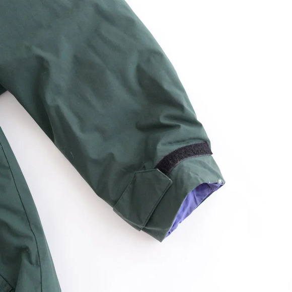 VTG 90S Nautica Elevation 8000 Reversible Blue Green Puffer Zip Up Winter Jacket - Picture 6 of 16
